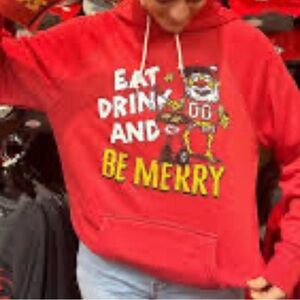 EUC Homage Kansas City KC K.C. Chiefs Christmas Holiday Sweatshirt Small
